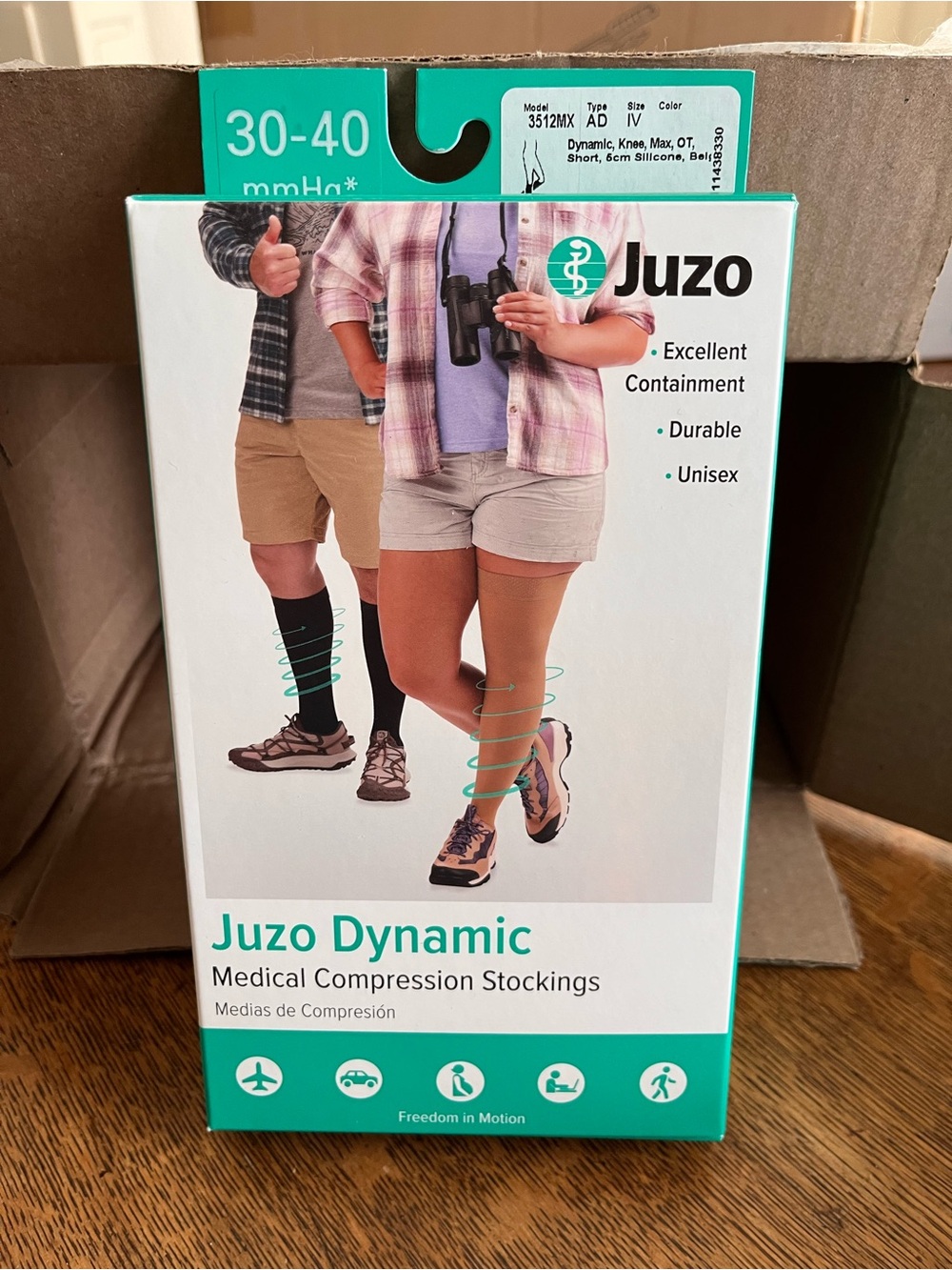 Juzo Dynamic Medical Compression Stockings - Tan